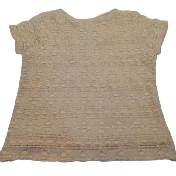 Vintage Worthington Petite Stretch Lace Blouse - Picture 3 of 4